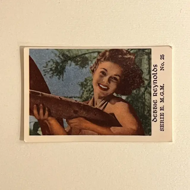 1954 Dutch Gum Serie E Debbie Reynolds #25