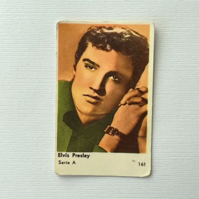 Elvis Presley 1958 Dutch Gum Serie A #161 Rock and Roll Trading Card