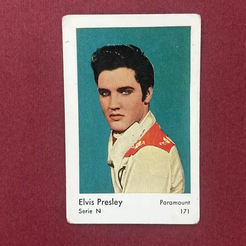Elvis Presley 1962 Dutch Gum Serie N #171 Vintage Trading Card