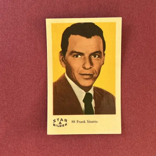 Frank Sinatra 1962 Dutch Gum Star Bilder A #88 Hollywood Photo Card