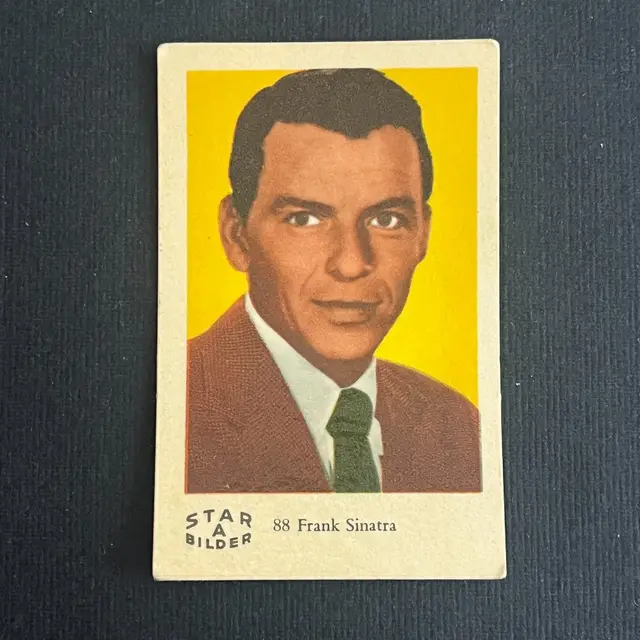 1962 Dutch Gum Star Bilder A Frank Sinatra #88 Trading Card