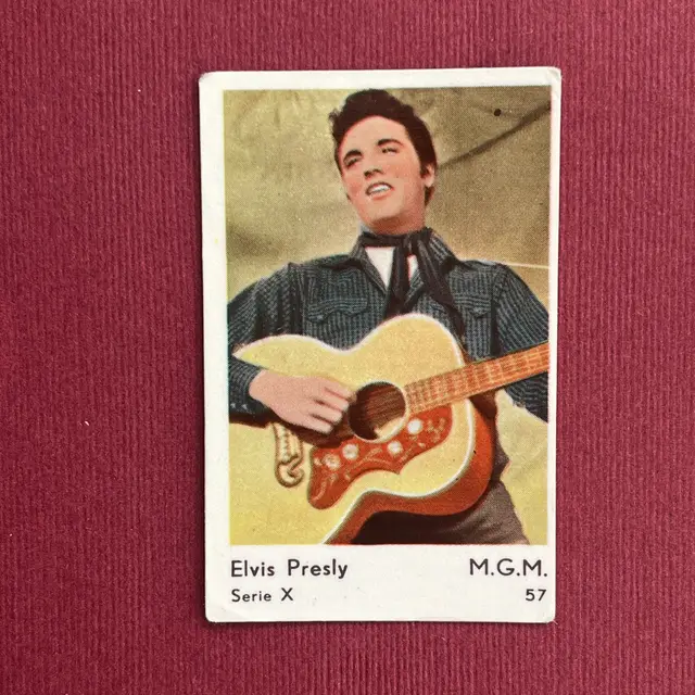 Elvis Presley 1961 Dutch Gum Serie A #57 Trading Card