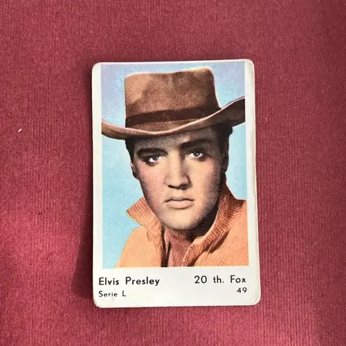 Elvis Presley 1960 Dutch Gum Serie L #49 Trading Card