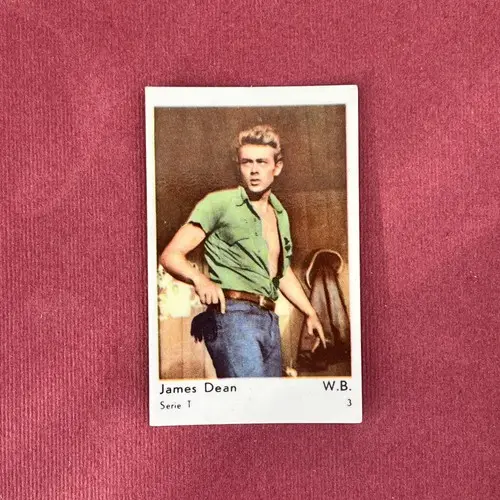 James Dean 1958 Dutch Gum Serie T #3 Trading Card