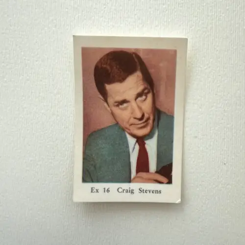 Craig Stevens — 1962 Ex #16