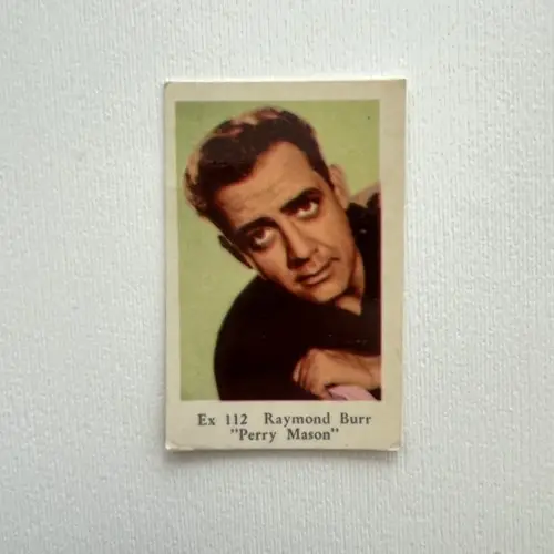 Raymond Burr — 1962 Ex #112