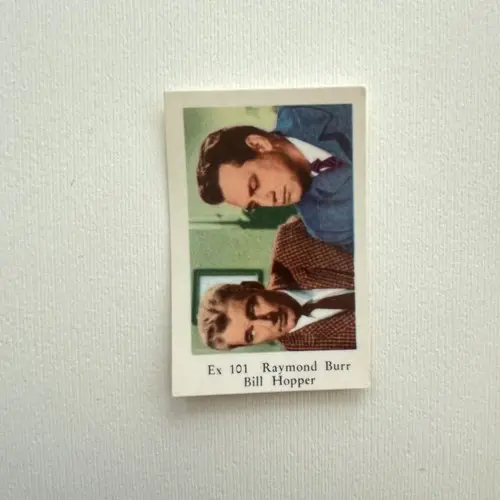 Raymond Burr — 1962 Ex #101