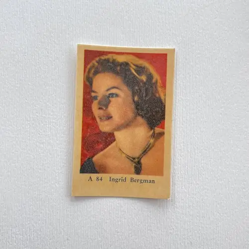 Ingrid Bergman 1959 Dutch Gum A Set #84 Trading Card