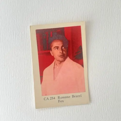 Rossano Brazzi — 1962 CA #254