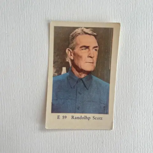 Randolph Scott — 1962 E #59
