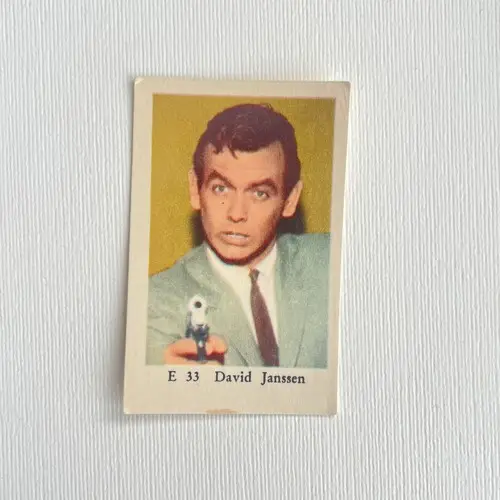 David Janssen — 1962 E #33