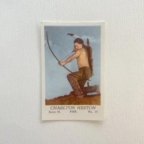 Charlton Heston — 1957 Serie H #15
