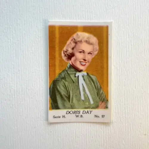 Doris Day 1957 Dutch Gum Serie H #57 Trading Card
