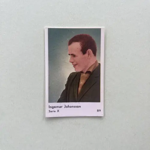 Ingemar Johansson — 1961 Serie X #89