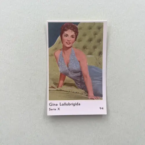 Gina Lollobrigida — 1961 Serie X #94