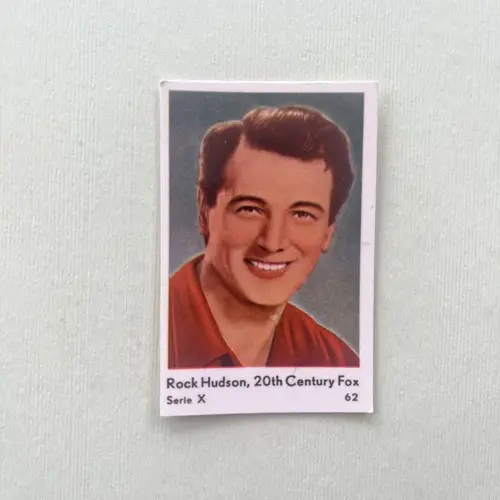 Rock Hudson — 1961 Serie X #62