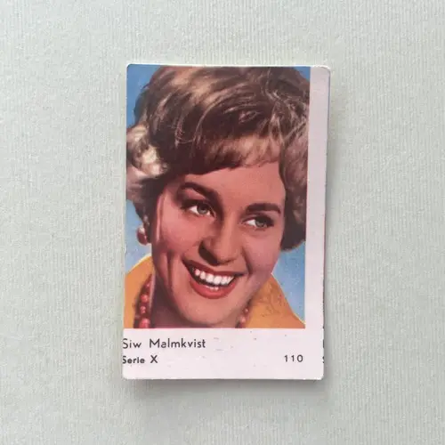 Siw Malmkvist — 1961 Serie X #110