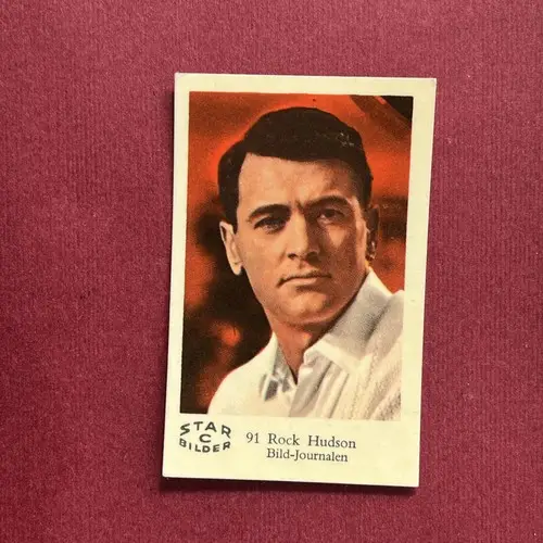 Rock Hudson — 1962 Star Bilder C #91