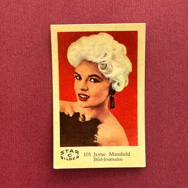 Jayne Mansfield — 1962 Star Bilder C #101