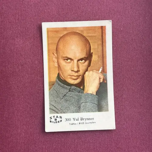 Yul Brynner — 1962 Star Bilder B #300