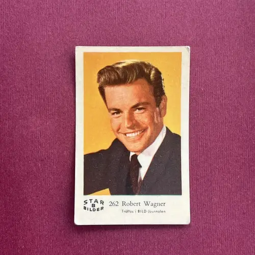Robert Wagner — 1962 Star Bilder B #262