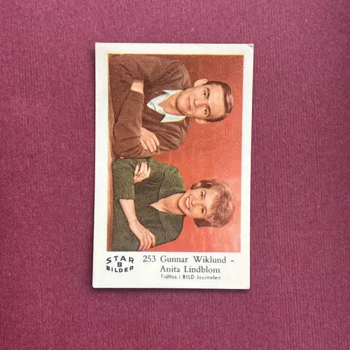 Gunnar Wiklund — 1962 Star Bilder B #253