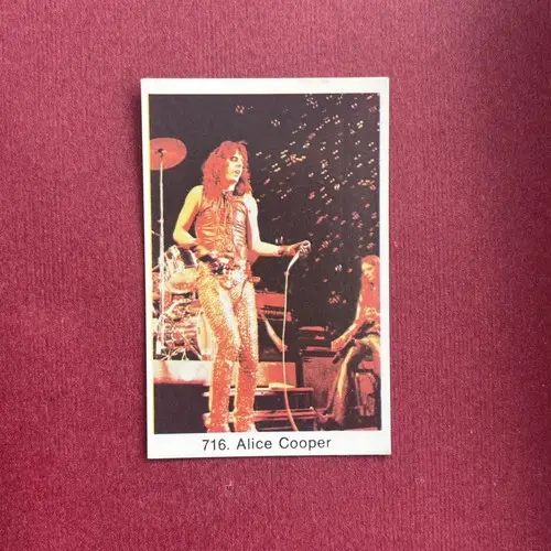 Alice Cooper — 1975 Popbilder med punkt III #716
