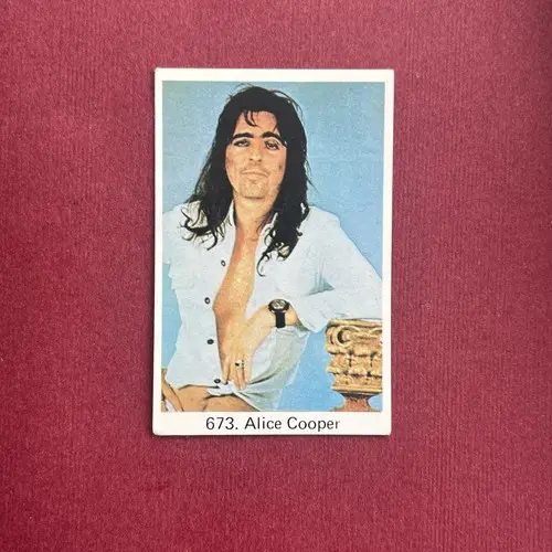 Alice Cooper — 1975 Popbilder med punkt III #673
