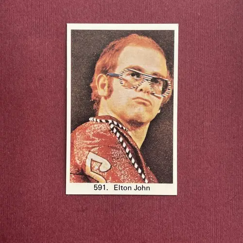 Elton John — 1975 Popbilder med punkt III #591