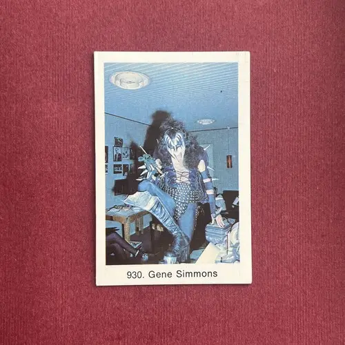 Gene Simmons — 1978 Popbilder med punkt IV #930