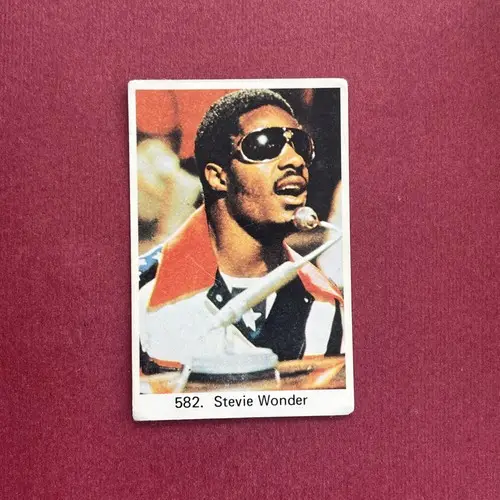 Stevie Wonder — 1975 Popbilder med punkt III #582