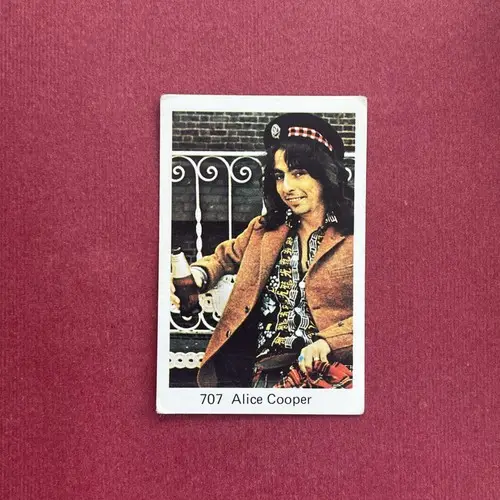 Alice Cooper — 1974 Popbilder utan punkt 1 #707