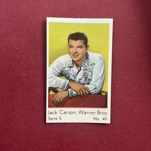 Jack Carson — 1957 Serie S #49