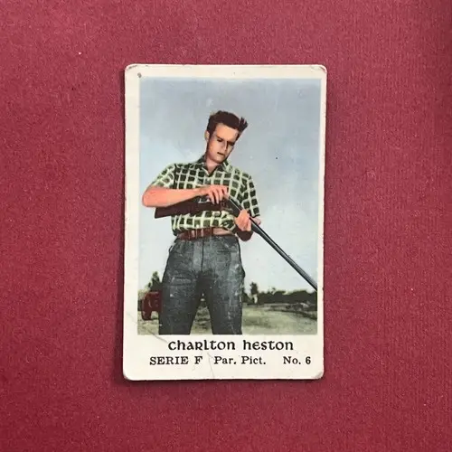 Charlton Heston — 1956 Serie F #6