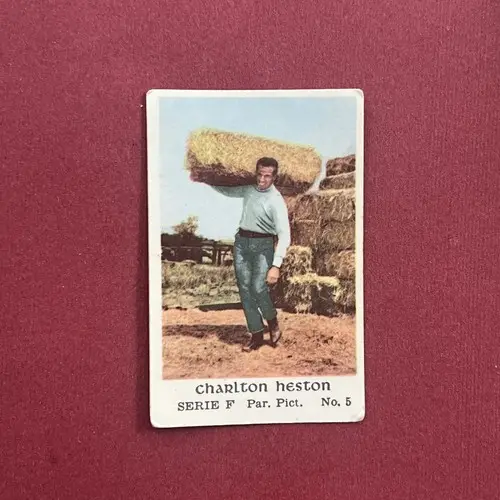 Charlton Heston — 1956 Serie F #5