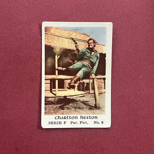 Charlton Heston — 1956 Serie F #8