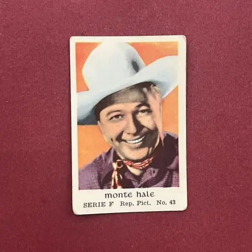 Monte Hale — 1956 Serie F #43