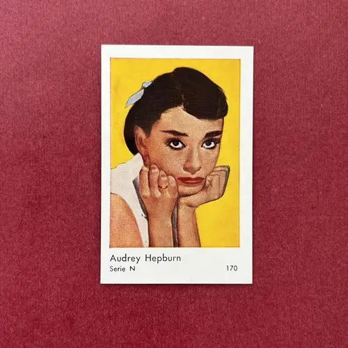 Audrey Hepburn — 1962 Serie N #170