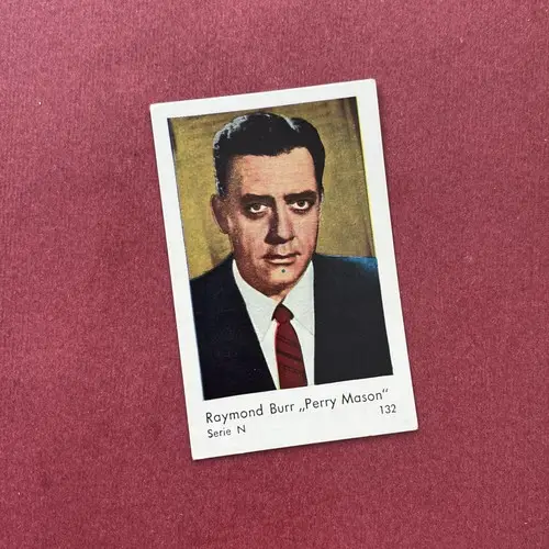 Raymond Burr — 1962 Serie N #132