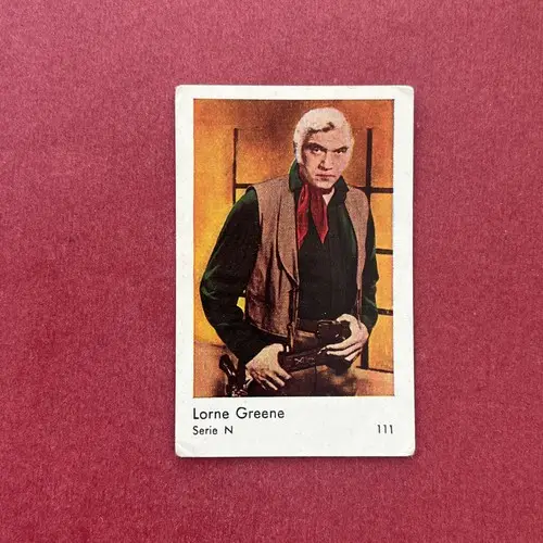 Lorne Greene — 1962 Serie N #111