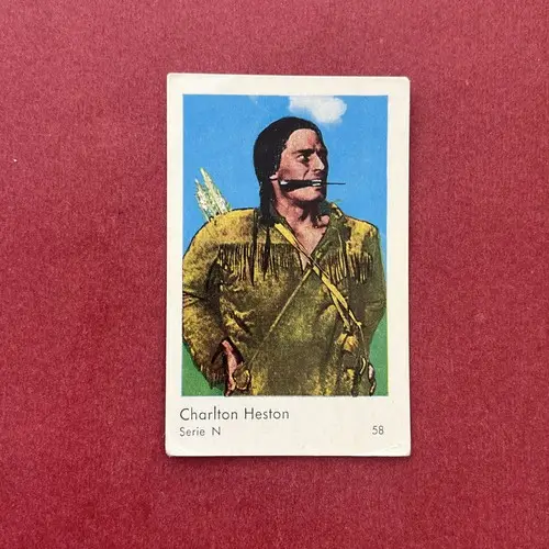 Charlton Heston — 1962 Serie N #58