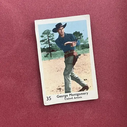 George Montgomery — 1957 Stora Nummer till vänster #35