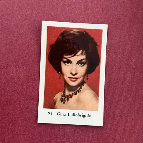 Gina Lollobrigida — 1962 Nummer till vänster, nya #94