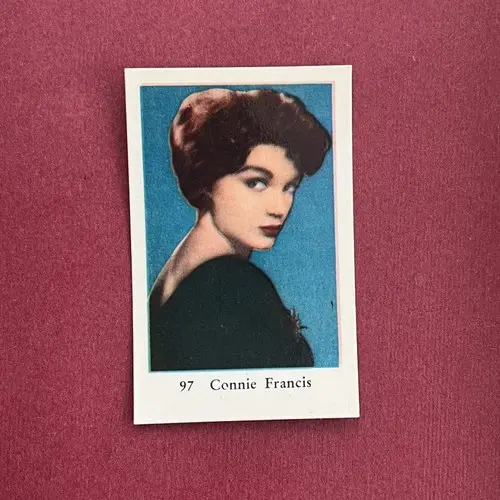Connie Francis — 1962 Nummer till vänster, nya #97