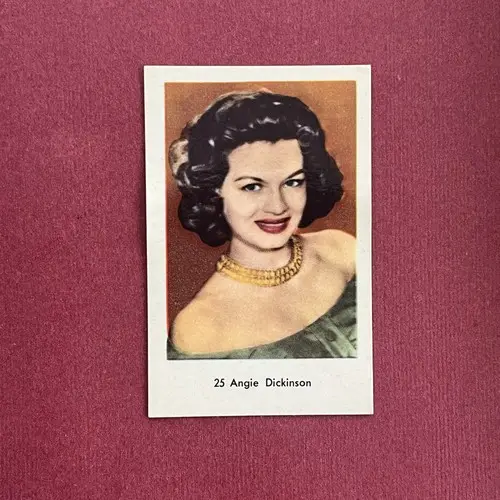 Angie Dickinson — 1964 Små nummer till vänster, tjockare papp #25
