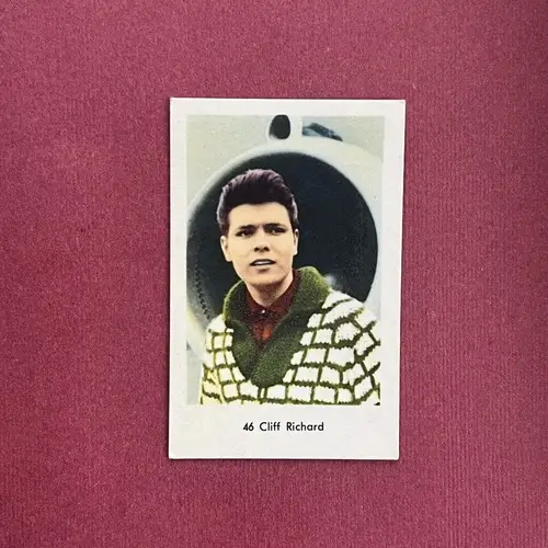 Cliff Richard — 1964 Små nummer till vänster, tjockare papp #46