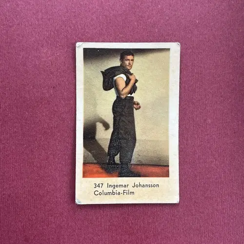 Ingemar Johansson — 1963 Mindre nummer till vänster, nya #347