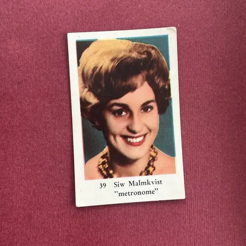 Siw Malmkvist — 1962 Nummer till vänster, nya #39