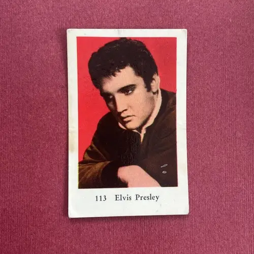 Elvis Presley — 1964 Små nummer till vänster, tjockare papp #113