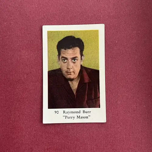 Raymond Burr — 1962 Nummer till vänster, nya #90